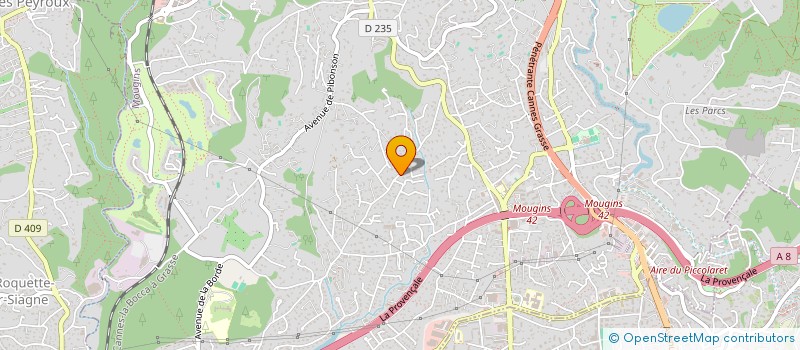 localisation de l'entreprise SCI MOVEO à MOUGINS