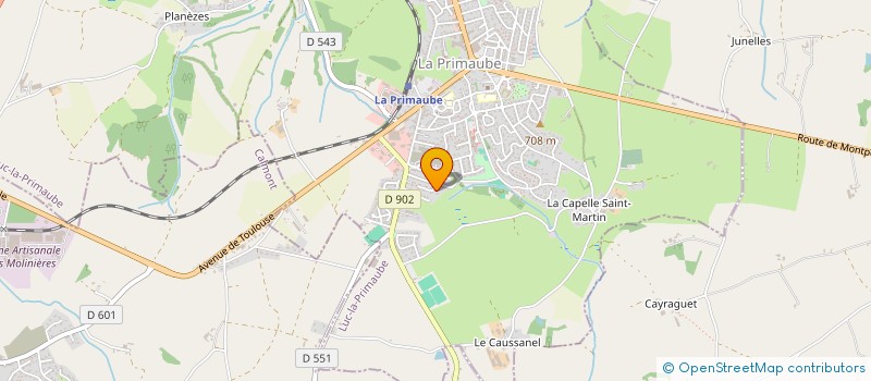 localisation de l'entreprise SCI MOVI  LUC-LA-PRIMAUBE