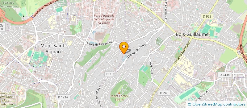 localisation de l'entreprise SCI MOVING FORWARD  MONT-SAINT-AIGNAN