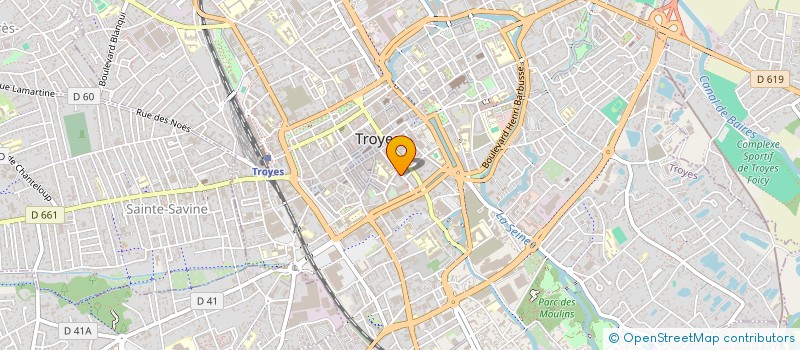 localisation de l'entreprise SCI MOYA à TROYES