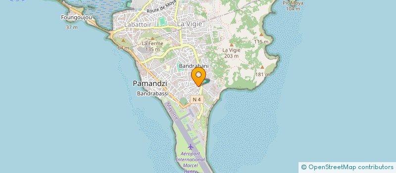 localisation de l'entreprise SCI MOYA à PAMANDZI