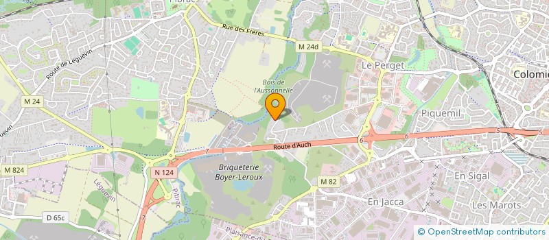 localisation de l'entreprise SCI MOYA-ESCOUBOUE à COLOMIERS