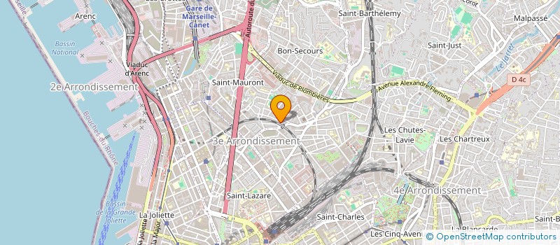 localisation de l'entreprise SCI MOYADON à MARSEILLE