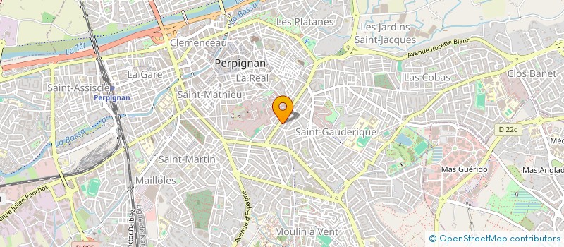 localisation de l'entreprise SCI MOYAJASA à PERPIGNAN