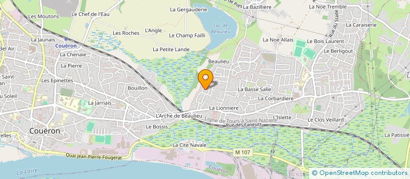 localisation de l'entreprise SCI MOYE à COUERON