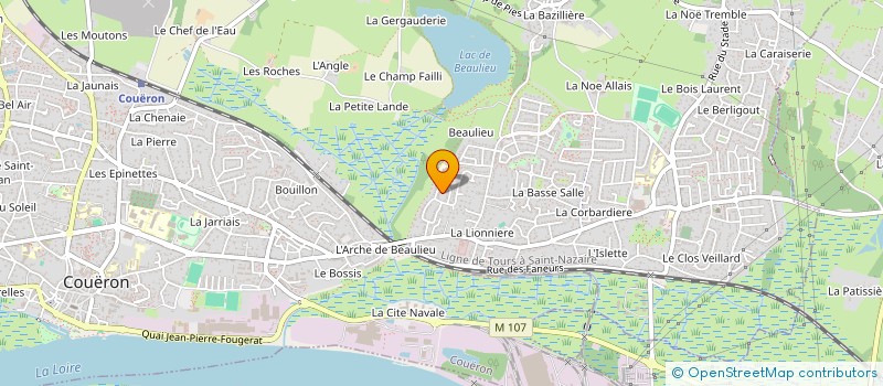 localisation de l'entreprise SCI MOYE à COUERON
