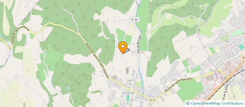 localisation de l'entreprise SCI MOYET  CHATTE