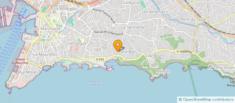 localisation de l'entreprise SCI MOZ IMMOBILIER  TOULON