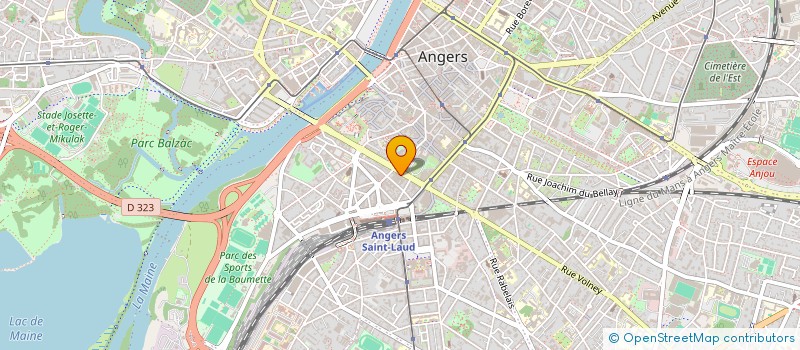 localisation de l'entreprise SCI MOZART à ANGERS