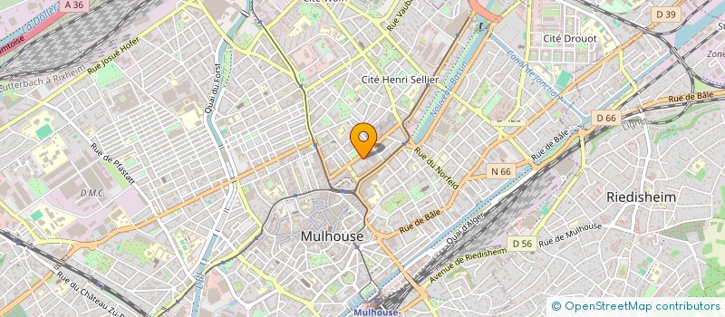 localisation de l'entreprise SCI MOZART  RIEDISHEIM