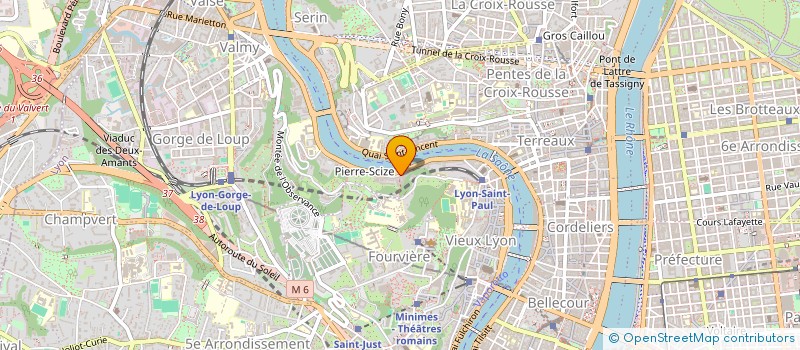 localisation de l'entreprise SCI MOZART  LYON 5EME