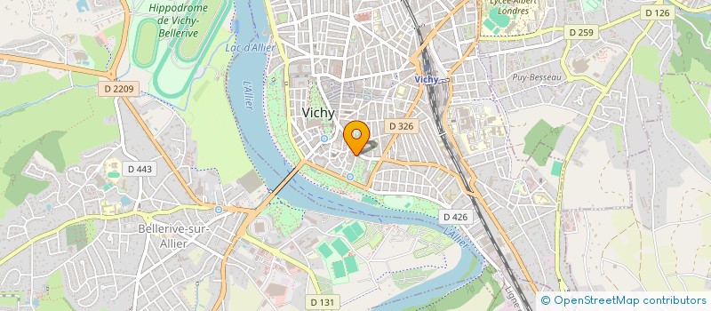 localisation de l'entreprise SCI MOZART à VICHY