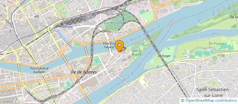 localisation de l'entreprise SCI MOZART à NANTES