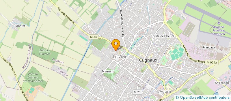 localisation de l'entreprise SCI MOZART à VILLENEUVE-TOLOSANE