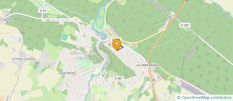 localisation de l'entreprise SCI MOZART à BAGNOLES-DE-L'ORNE-NORMANDIE