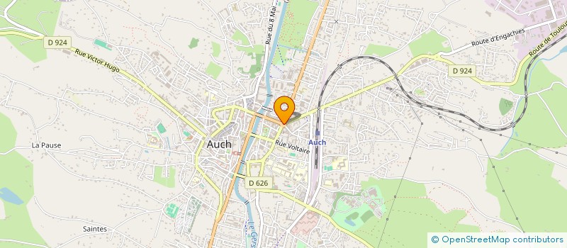 localisation de l'entreprise SCI MOZART  AUCH