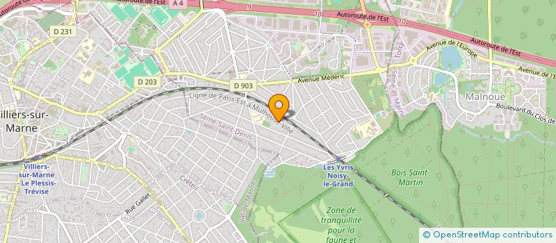 localisation de l'entreprise SCI MOZART à NOISY-LE-GRAND