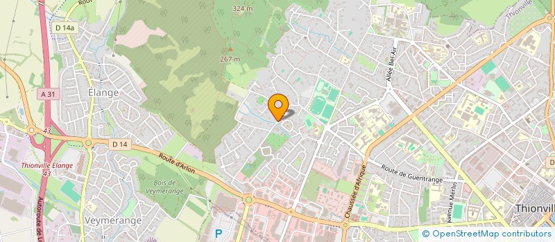 localisation de l'entreprise SCI MOZART à THIONVILLE