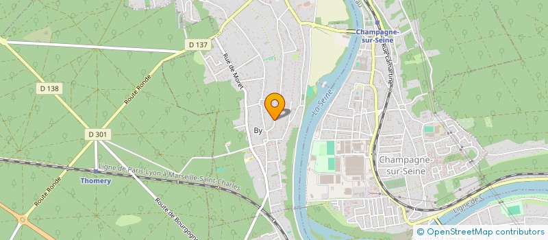 localisation de l'entreprise SCI MOZART  THOMERY