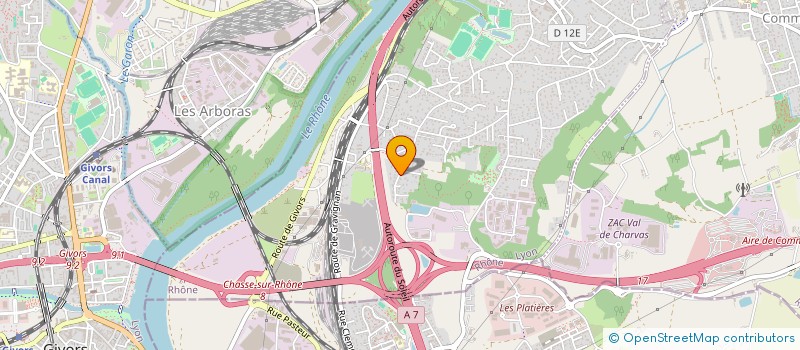 localisation de l'entreprise SCI MOZART  TERNAY