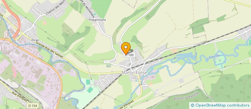 localisation de l'entreprise SCI MOZART 91  MARTIN-EGLISE