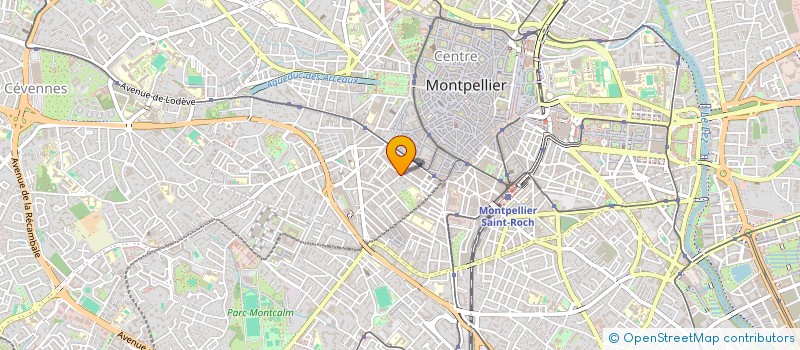 localisation de l'entreprise SCI MOZIA à MONTPELLIER