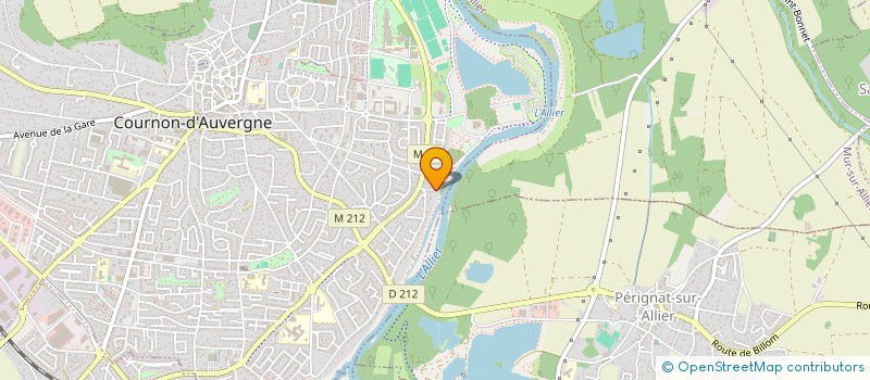 localisation de l'entreprise SCI MOZOLENSKI  COURNON-D'AUVERGNE