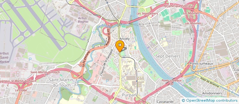 localisation de l'entreprise SCI MP  TOULOUSE