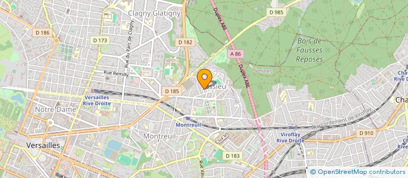 localisation de l'entreprise SCI MP à VERSAILLES