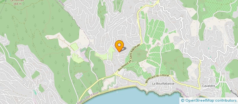 localisation de l'entreprise SCI MP à LA CROIX-VALMER