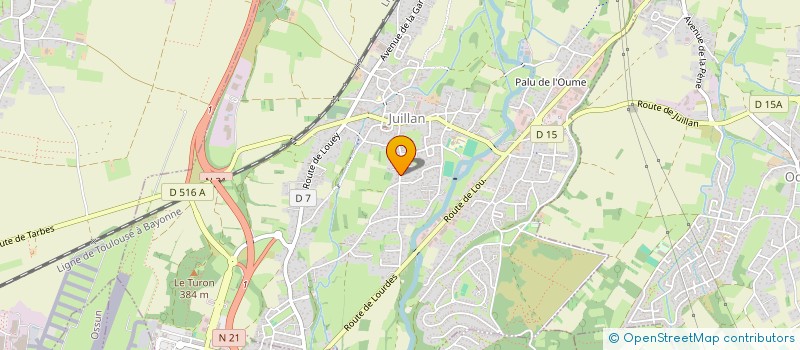 localisation de l'entreprise SCI MP  JUILLAN