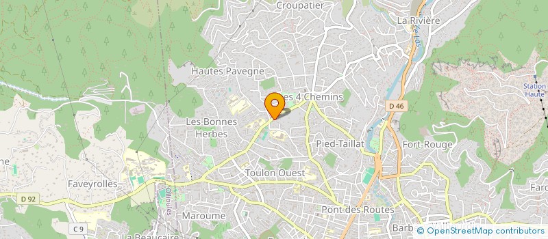 localisation de l'entreprise SCI MP  TOULON