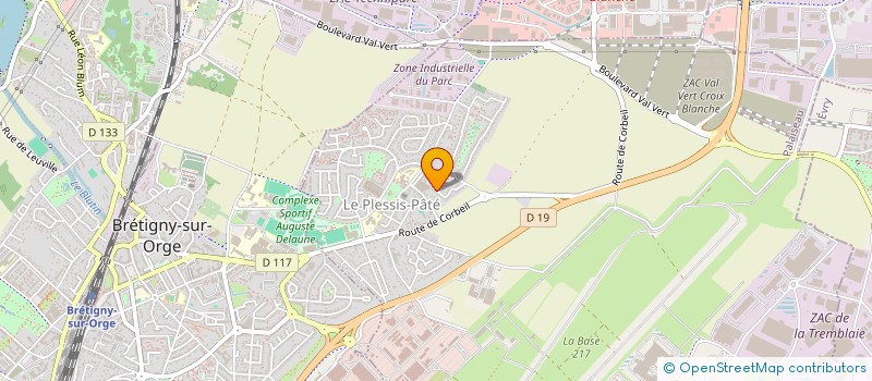 localisation de l'entreprise SCI MP  LE PLESSIS-PATE