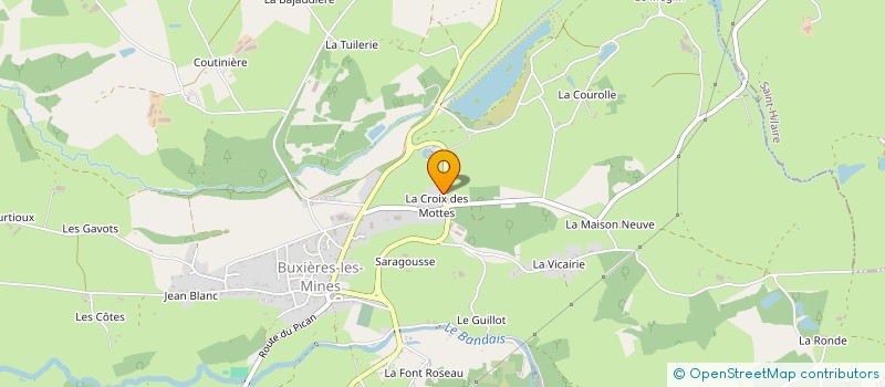 localisation de l'entreprise SCI MP  BUXIERES-LES-MINES