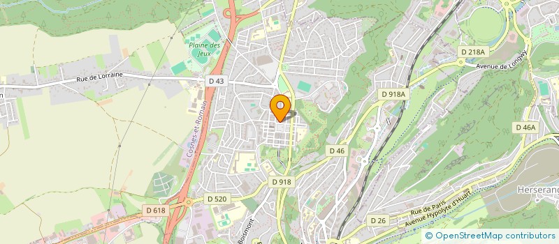 localisation de l'entreprise SCI MP GREG à LONGWY