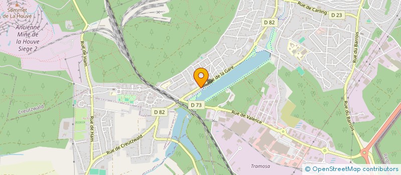 localisation de l'entreprise SCI MP IMMO  CREUTZWALD