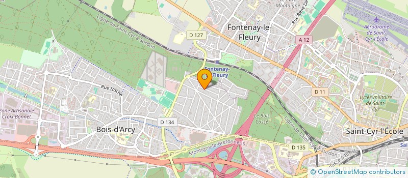 localisation de l'entreprise SCI MP IMMO  BOIS-D'ARCY