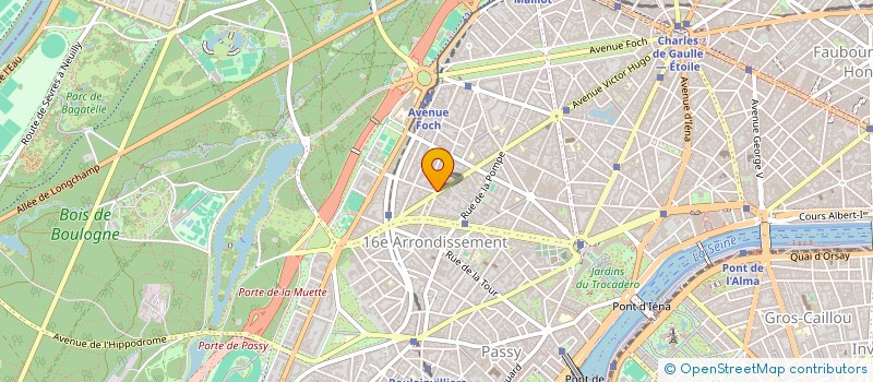localisation de l'entreprise SCI MP IMMOBILIER à PARIS