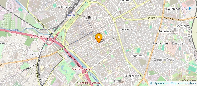 localisation de l'entreprise SCI MP INVEST  REIMS