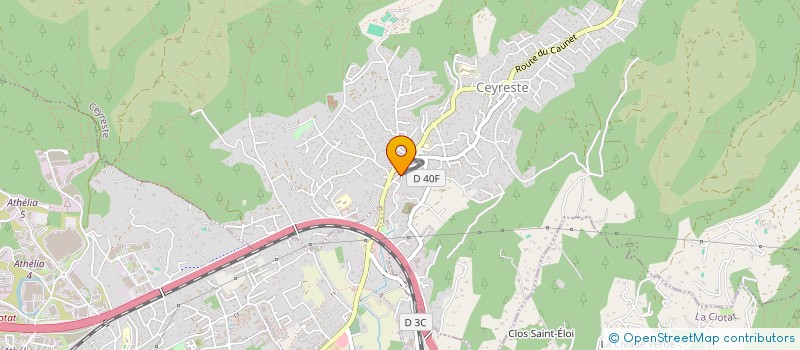 localisation de l'entreprise SCI MP PELISSON à CEYRESTE