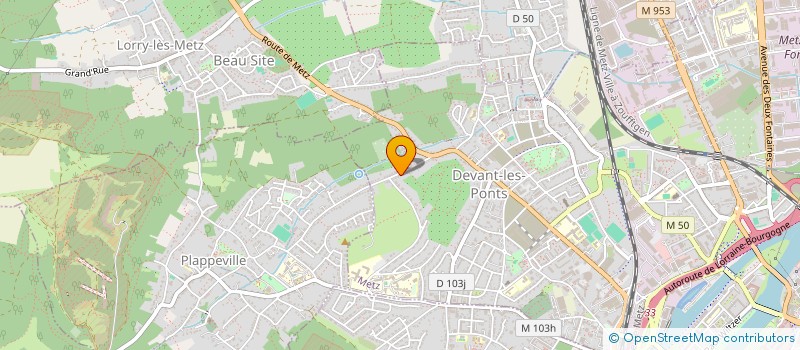 localisation de l'entreprise SCI MP2C LA MOISSON  METZ