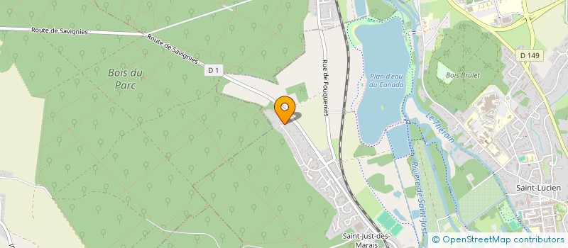 localisation de l'entreprise SCI MP2L  BEAUVAIS