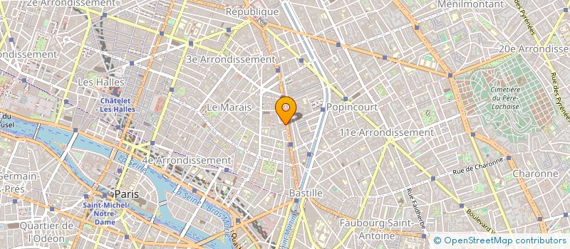 localisation de l'entreprise SCI-MP87  PARIS