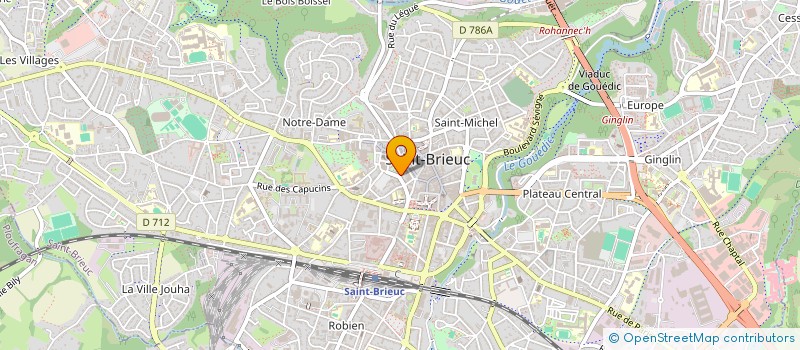 localisation de l'entreprise SCI MPA à SAINT-BRIEUC