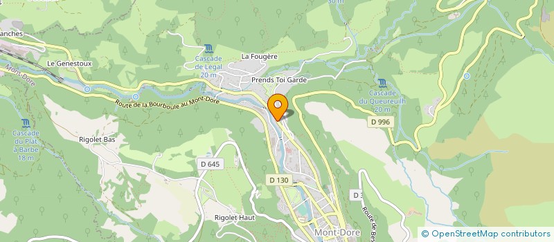 localisation de l'entreprise SCI MPAC  MONT-DORE