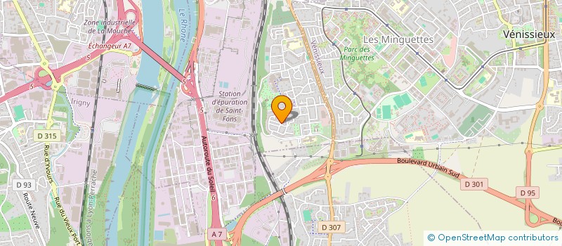 localisation de l'entreprise SCI MPATA  SAINT-FONS