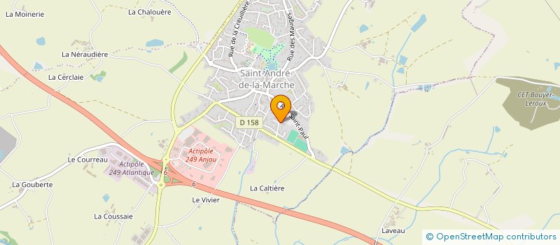 localisation de l'entreprise SCI MPB à SEVREMOINE