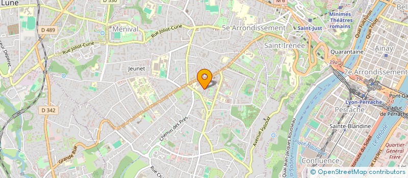 localisation de l'entreprise SCI MPB  SAINTE-FOY-LES-LYON