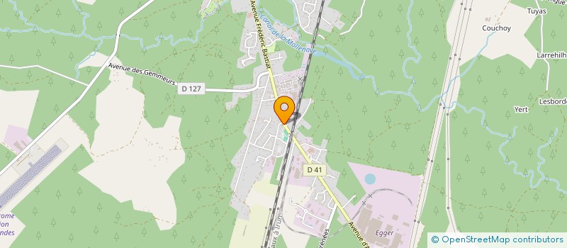 localisation de l'entreprise SCI MPC  RION-DES-LANDES