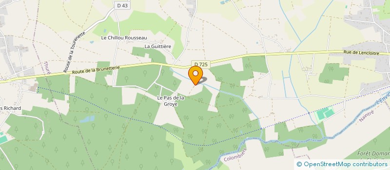 localisation de l'entreprise SCI MPC 86  THURE